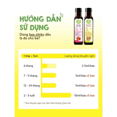 Dầu ăn dặm bổ não Mămmy cho bé đủ vị - Dầu Olifi, Hạt Lanh, Cá Hồi, Óc Chó, Gấc 30ml/100ml - Giá chỉ 95.000đ 9