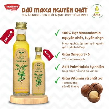 Dầu ăn dặm cho bé Thuyền Xưa 65ml Dầu macca nguyên chất giá ưu đãi 100k 4