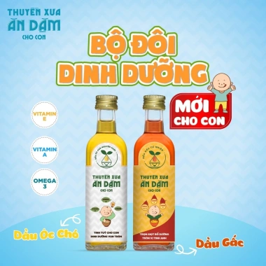 Dầu ăn dặm Dầu Gấc Thuyền Xưa 65ml - Tự nhiên, mắt sáng, giá 55.000₫ 2