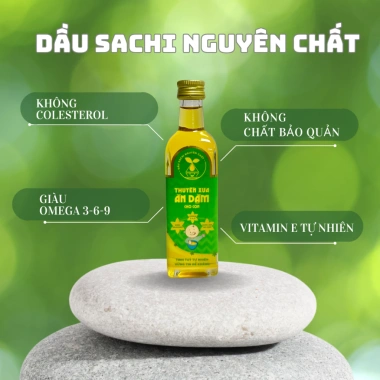 Dầu ăn dặm Sachi nguyên chất Thuyền Xưa 65ml - Bổ sung Omega 3, giảm giá 21% 3