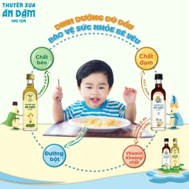 Dầu ăn dặm Thuyền Xưa 65ml - Vị Oliu, Giấc, Óc Chó, Mè nguyên chất cho bé - Giá 55.000đ