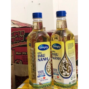 Dầu ăn Dầu Đậu Nành Simply 1L - Giá ưu đãi 85.000 VND, chất lượng cao, không mùi 4 Dầu ăn Dầu Đậu Nành Simply 1L - Giá ưu đãi 85.000 VND, chất lượng cao, không mùi 4