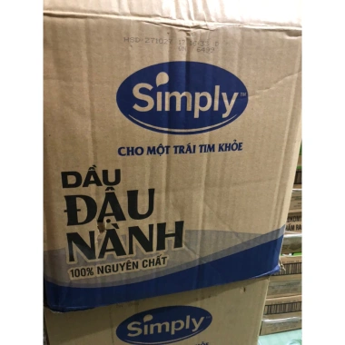 Dầu ăn Dầu Đậu Nành Simply 1L - Giá ưu đãi 85.000 VND, chất lượng cao, không mùi