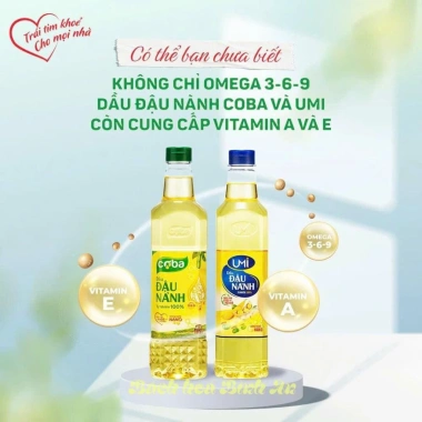 Dầu Ăn Đậu Nành CoBa Nguyên Chất 100% - Omega 3-6-9 Giàu Dinh Dưỡng, Tốt Tim Mạch, 1L - Giá 65.000 VND 9 Dầu Ăn Đậu Nành CoBa Nguyên Chất 100% - Omega 3-6-9 Giàu Dinh Dưỡng, Tốt Tim Mạch, 1L - Giá 65.000 VND 9