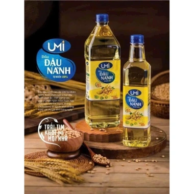 Dầu Ăn Đậu Nành Nguyên Chất 100% UMI 1.8L - Omega 3-6-9, Tốt Tim Mạch, Giá 135.000 VND Dầu Ăn Đậu Nành Nguyên Chất 100% UMI 1.8L - Omega 3-6-9, Tốt Tim Mạch, Giá 135.000 VND