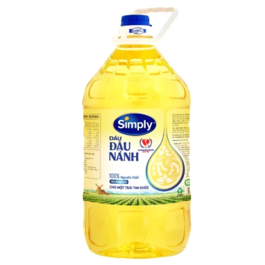 Dầu ăn đậu nành Simply Meizan 5L - Giá ưu đãi 269.000đ, chất lượng cao, không chất bảo quản