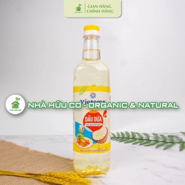 Dầu ăn dừa Vietcoco 1 lít - Organic, thơm ngon, chịu nhiệt cao, giá ưu đãi