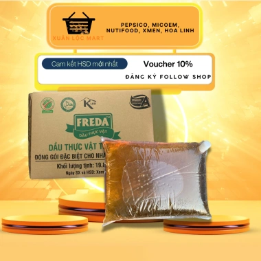 Dầu Ăn Freda Đóng Bịch 18kg Giá Rẻ - Chỉ 849.000 VND, Tiết Kiệm 20%