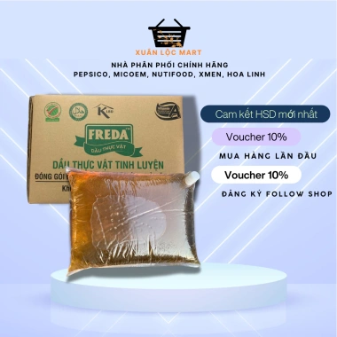 Dầu Ăn Freda Đóng Bịch 18kg Giá Rẻ - Chỉ 849.000 VND, Tiết Kiệm 20%