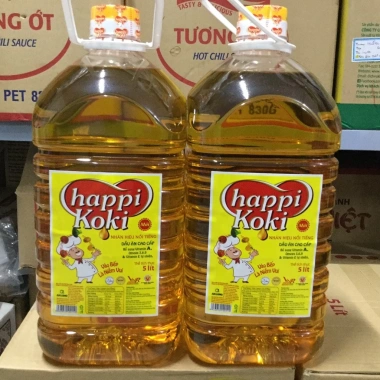 Dầu ăn HAPPI KOKI 5L - Thương hiệu uy tín, giảm 16% chỉ 236.944 VND