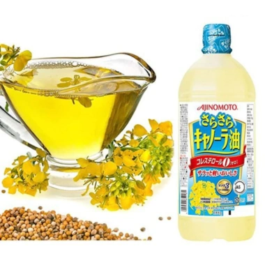 Dầu Ăn Hoa Cải Ajinomoto 1.000gr 100% Tự Nhiên Nhật Bản Giá 119.000 VND