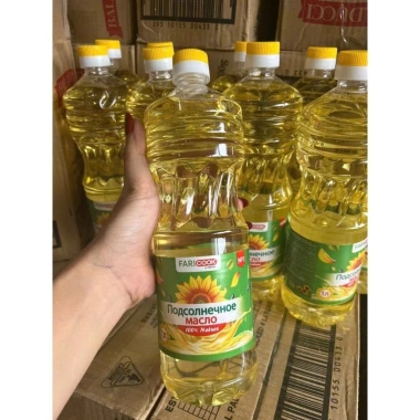 Dầu ăn Hướng Dương Nga Hữu Cơ Faricook 1L - Tinh chế sạch, dinh dưỡng, giá ưu đãi 64.000₫