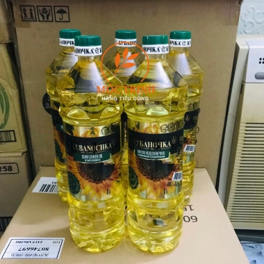 Dầu ăn hướng dương nhập khẩu Nga 15 chai - Sỉ giá ưu đãi 1.145.000 VNĐ, chất lượng cao, giàu vitamin E
