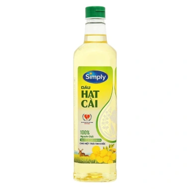 Dầu ăn Hướng Dương Simply Neptune Cái Lân Meizan 1L - Giá 60.000, chất lượng chuẩn