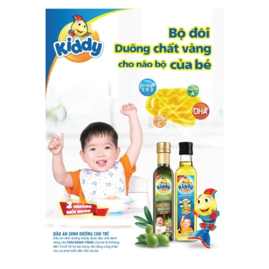 Dầu Ăn Kiddy OLiu Dinh Dưỡng Cho Bé 250ml - Giá Ưu Đãi 130.000đ 3