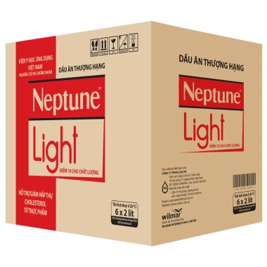 Dầu ăn Neptune Light 2L - Nhẹ, không mùi, giảm cholesterol, giá chỉ 144.000₫ (giá gốc 185.760₫) 3