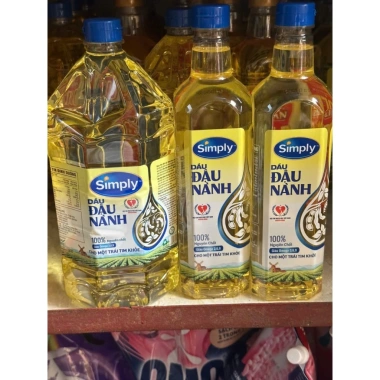 Dầu ăn Simply dầu đậu nành 1L 2L 5L, giá chỉ 85.000đ, giảm ngay, chất lượng cao, hương vị thơm ngon