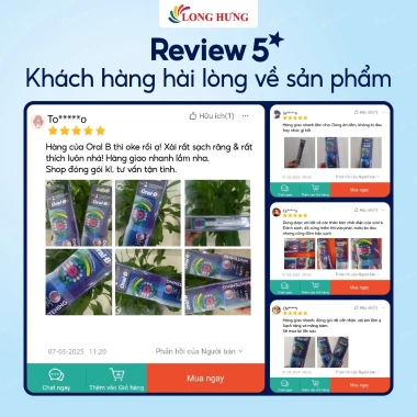 Đầu bàn chải điện Oral‑B Whitening EB18p chính hãng - Giá ưu đãi 329.000₫ 3