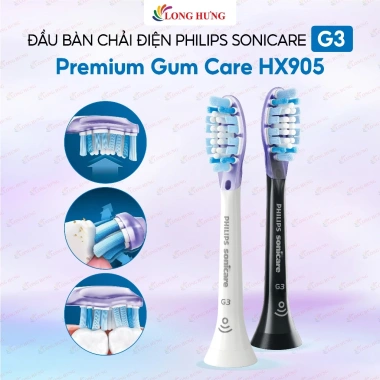 Đầu bàn chải điện Philips Sonicare G3 Premium Gum Care HX905 - Giá 849.000₫, hàng chính hãng 2