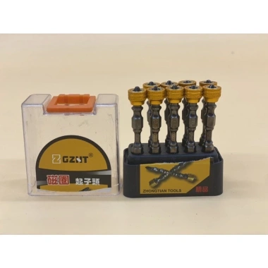 Đầu bắn vít nam châm mũi bắt vít trợ lực chống trượt – Giá 29.000đ, công cụ làm mộc 5