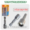 Đầu bắn vít tôn SC 8mm nam châm chống trượt, chống ăn mòn, độ bền cao, chuôi lục giác - Giá 26.600₫ 3