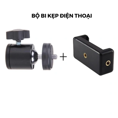Đầu bi 360 độ gắn tripod - Đầu ball nối 1/4 cho livestream, chỉ 13.000đ 8