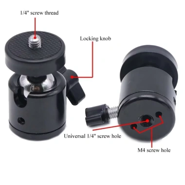 Đầu bi xoay 360° cho tripod + kẹp điện thoại - Giá chỉ 23.000₫, giảm giá mạnh 7