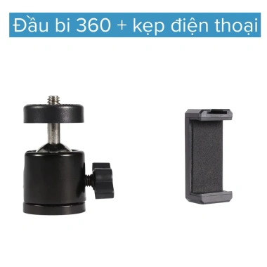 Đầu bi xoay 360° cho tripod + kẹp điện thoại - Giá chỉ 23.000₫, giảm giá mạnh 10