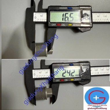 Đầu bịt ren ngoài nhựa 1/2-21 - Nút bấm dây cấp, bền, chống rò rỉ, giá chỉ 10.000đ