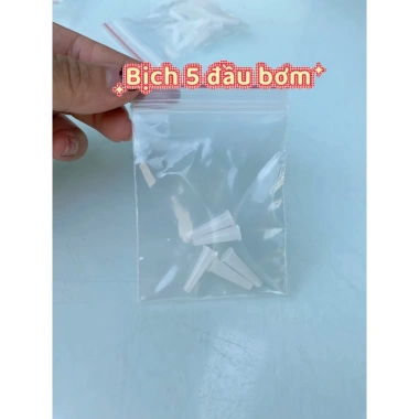 Đầu bơm gas bật lửa 5 đầu - Bơm gas hột quẹt cho bình gas mini, giá chỉ 9.900₫