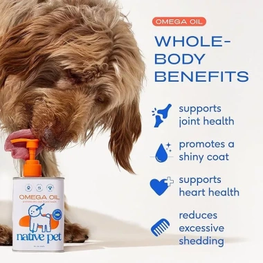 Dầu cá hồi NATIVE PET 236ml Omega-3 - Dưỡng da lông chó mèo, giảm còn 750.000₫