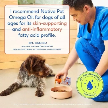 Dầu cá hồi NATIVE PET 236ml Omega-3 - Dưỡng da lông chó mèo, giảm còn 750.000₫