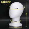 Đầu canh xốp Hoả Tốc Thùng nhựa đựng wig, giá đỡ wig không mặt có lỗ, tặng ghim 40.000₫ 2