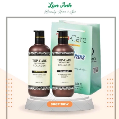 Dầu cặp gội xả TOP CARE 500ml-950ml - Hư tổn, chống gãy rụng, tóc mềm mượt, giá 290k
