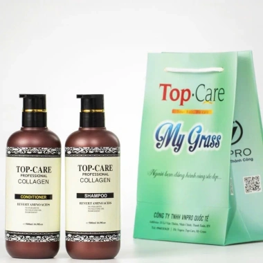 Dầu cặp gội xả TOP CARE 500ml-950ml - Hư tổn, chống gãy rụng, tóc mềm mượt, giá 290k