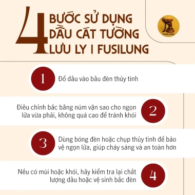 Dầu Cát Tường Lưu Ly 1Kg Chai Tròn - Thắp Đèn Thờ Cúng FUSILUNG Giá Ưu Đãi 80.750₫ 8