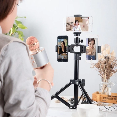 Đầu chia kẹp điện thoại hợp kim gang nguyên khối - Đỡ 3 điện thoại, bền bỉ, giá 12.000₫