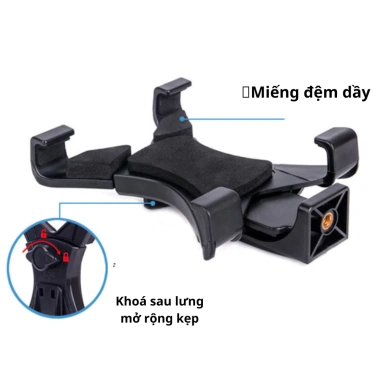 Đầu chia kẹp điện thoại hợp kim gang nguyên khối - Đỡ 3 điện thoại, bền bỉ, giá 12.000₫