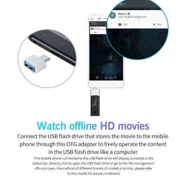 Đầu chuyển đổi Ankndo Micro USB OTG Type C sang USB cho MOGEE - Giá 12.500₫ 2
