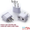 Đầu Chuyển Đổi bTakyHome - Phích Điện Nhỏ Gọn, Chân Dẹt Sang Tròn, Giá 19k 2