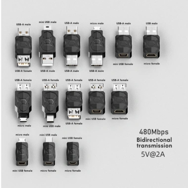 Đầu chuyển đổi micro USB sang mini USB dài 480mm - Tiện dụng, giá 39.820 4 Đầu chuyển đổi micro USB sang mini USB dài 480mm - Tiện dụng, giá 39.820 4