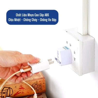 Đầu chuyển đổi ổ cắm du lịch Đà Nẵng 3 chấu sang 2 chấu - Giá chỉ 12.900₫ 7