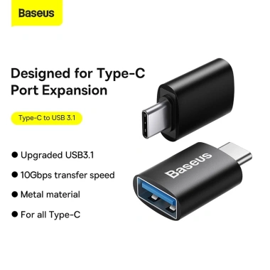 Đầu chuyển đổi OTG Baseus Ugreen Type C 2.0/3.0 sang USB A & USB sang Type C - Sạc, truyền dữ liệu tốc độ cao, chỉ 49.000₫