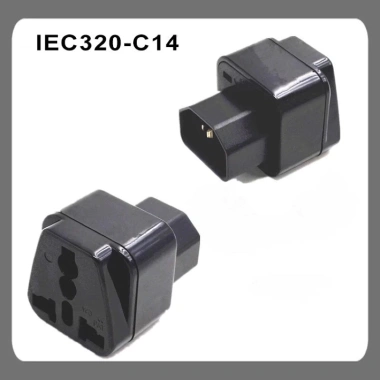 Đầu chuyển đổi Phích cắm C13 C14 UPS PDU sang IEC 3 chấu 250V 10A ưu đãi 49.500đ 6