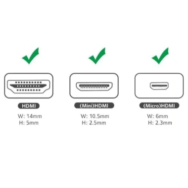 Đầu chuyển Mini/Micro HDMI sang HDMI 4K/8K 60Hz – Tương thích laptop, camera, HDTV, máy quay – Giá 22.000đ