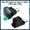 đầu chuyển Type C 1-2 + USB A 100W 10Gbps, sạc nhanh 4K 60Hz - 65k