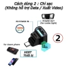 đầu chuyển Type C 1-2 + USB A 100W 10Gbps, sạc nhanh 4K 60Hz - 65k 5