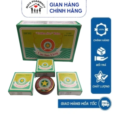 Dầu Cù Là Cao Sao Vàng GOLDEN STAR 10g - Giảm nhứt đầu, say tàu, đau bụng, cảm cúng, muỗi đốt, OPC, 29.000đ 4