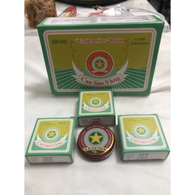 Dầu Cù Là Cao Sao Vàng GOLDEN STAR 10g - Giảm nhứt đầu, say tàu, đau bụng, cảm cúng, muỗi đốt, OPC, 29.000đ 6
