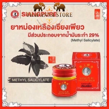 Dầu Cù Là Ông Già Siang Pure Balm 40g Thái Lan - Giảm Đau, 2 Màu Đỏ Trắng, Giá 99k